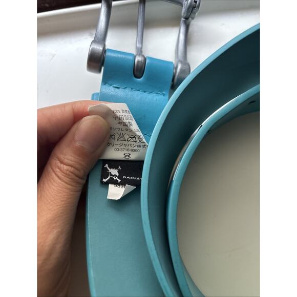 Oakley vintage y2k 2013 belt Spellout Bright Blue main image 7
